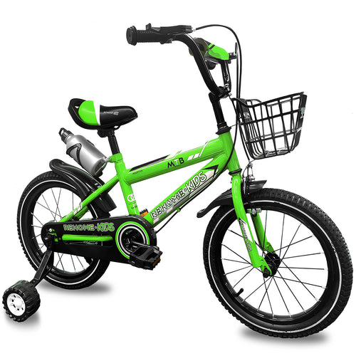 Bicicleta Infantil Deportiva Niños R16 Con Ruedas Auxiliares