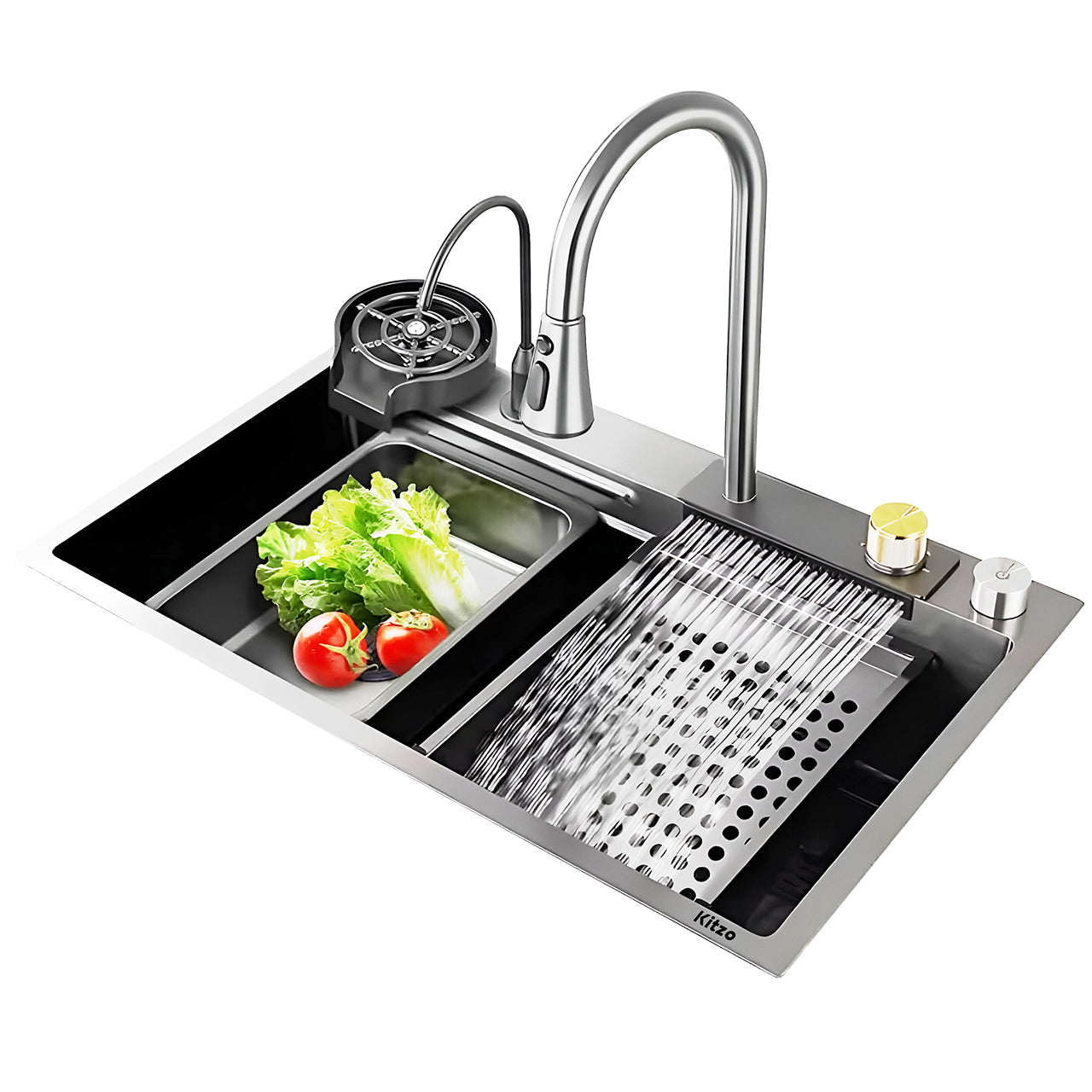 Fregadero De Cocina   Fregadero de Cascada   Fregadero Doméstico para Cocina, Bar, Comedor, Exterior