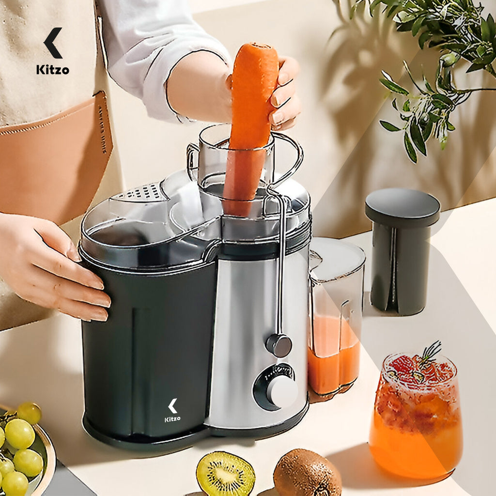 Extractor De Jugos Frutas Verduras Exprimidor Eléctrico