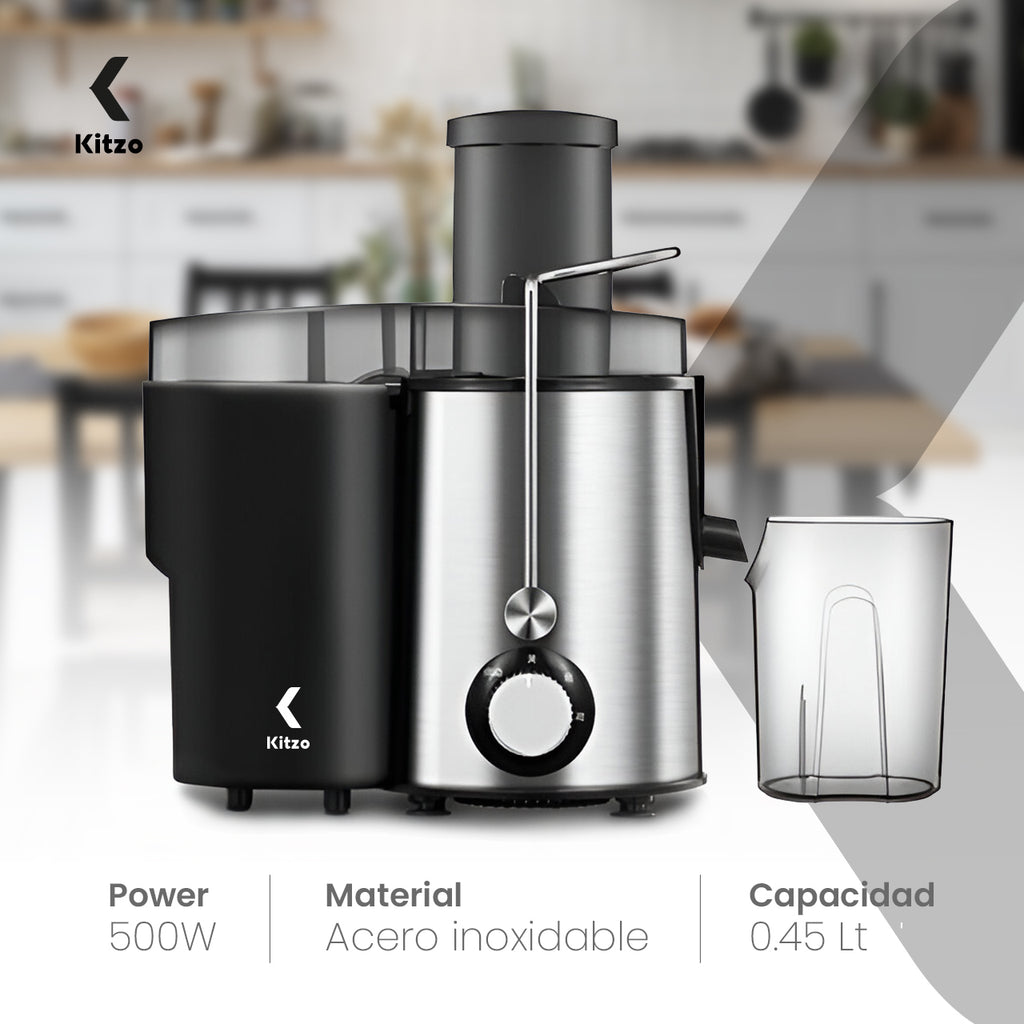 Extractor De Jugos Frutas Verduras Exprimidor Eléctrico