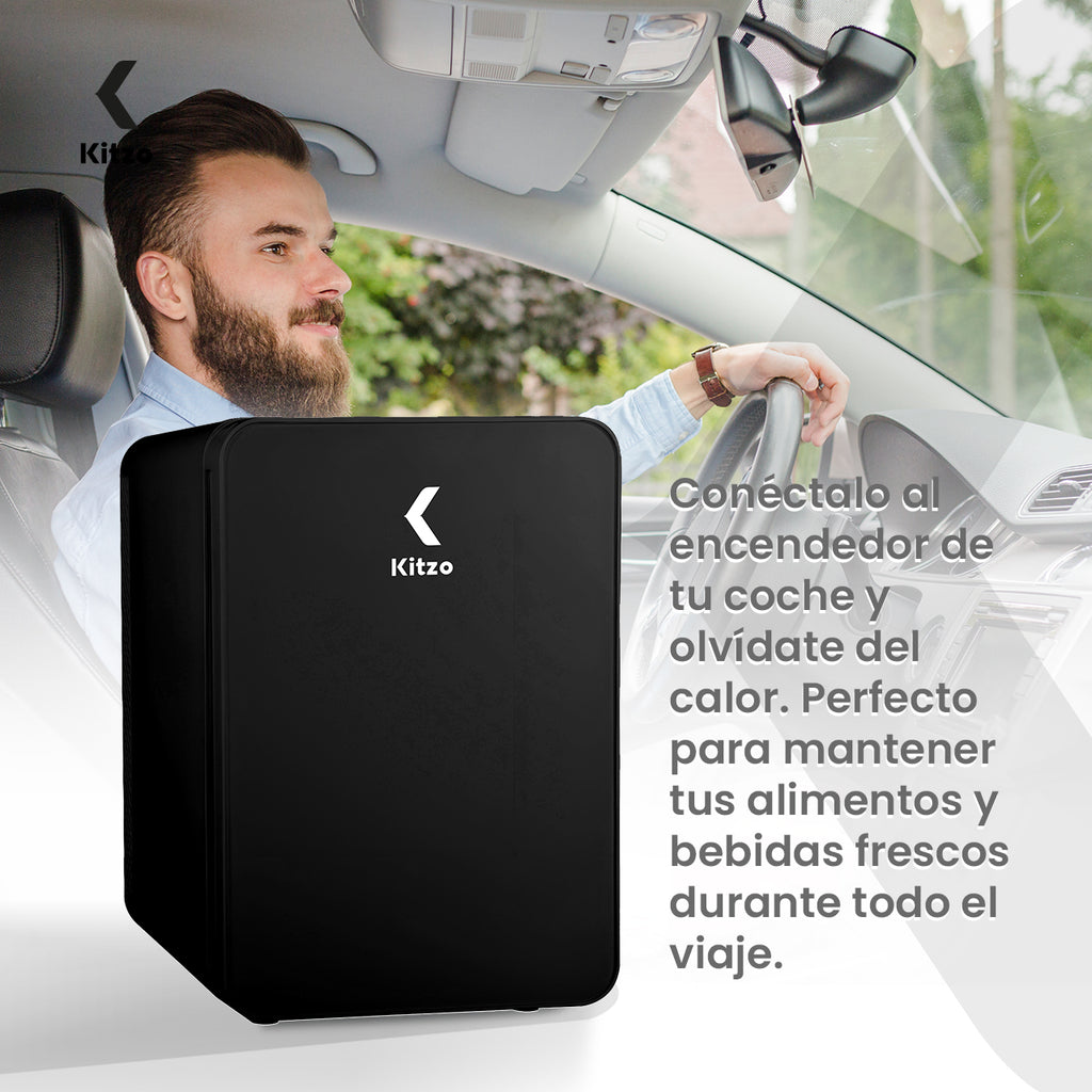 Mini Frigobar KITZO – Diseño Elegante y Portátil