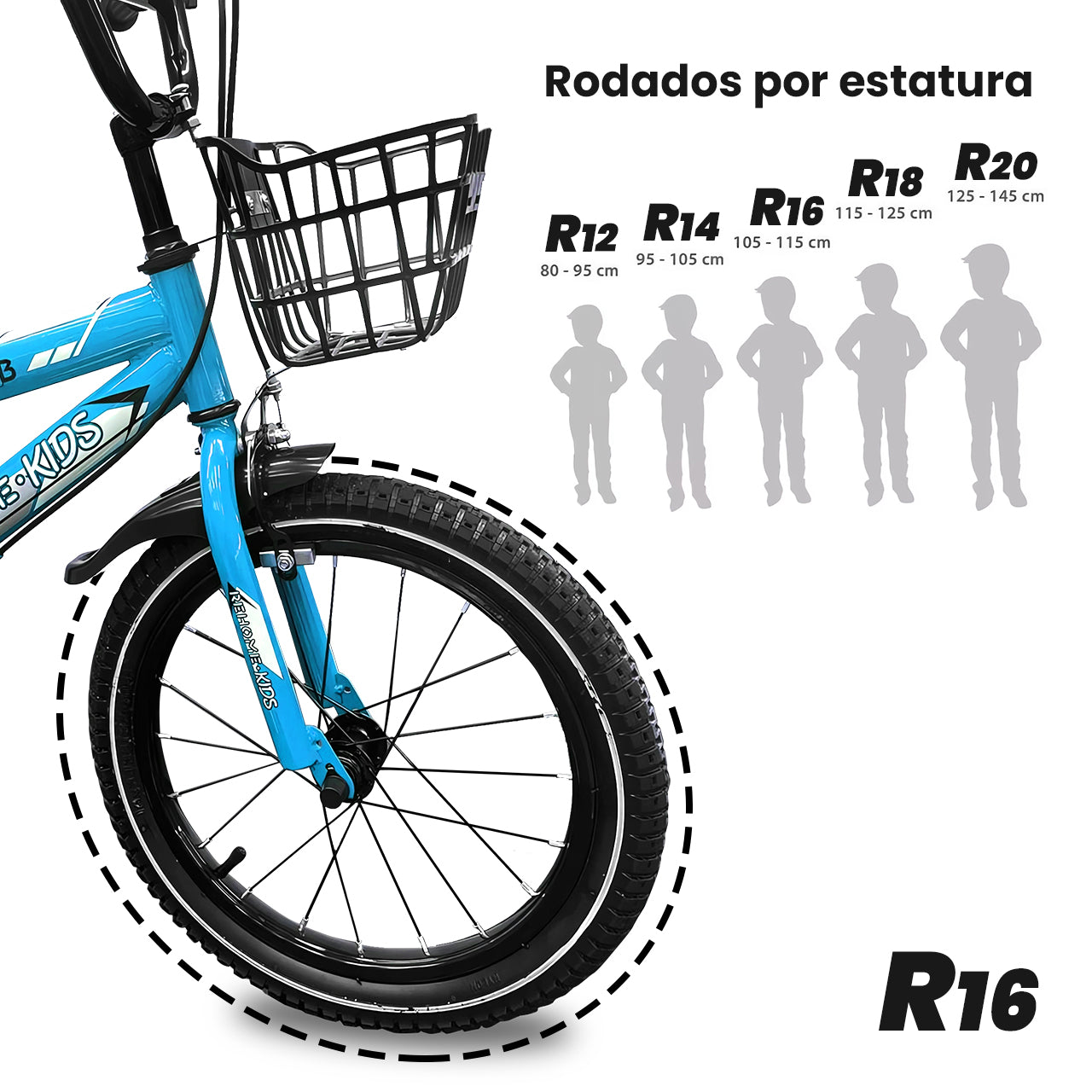 Bicicleta Infantil Deportiva Niños R16 Con Ruedas Auxiliares